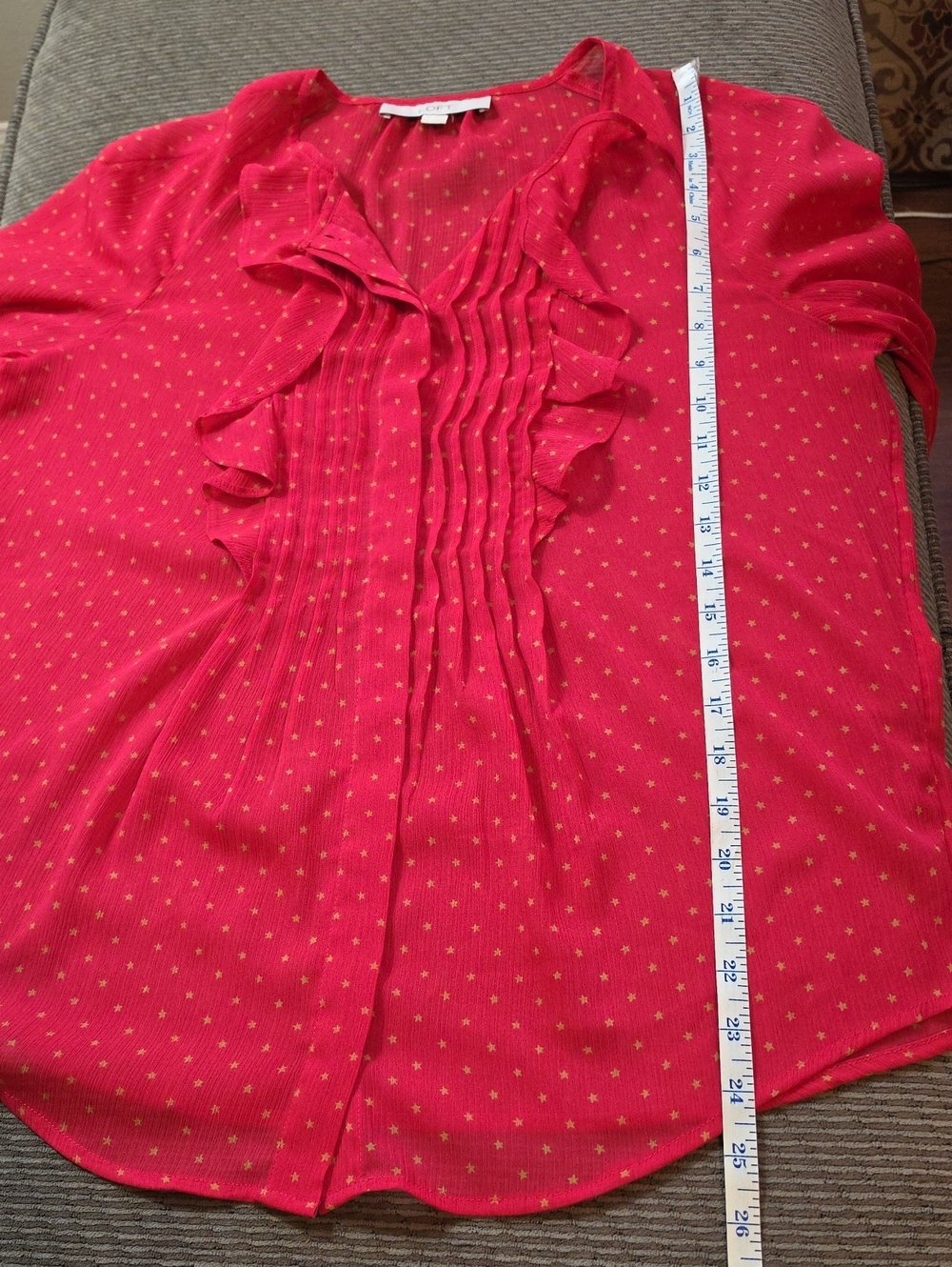 Loft Star Ruffle Blouse - Picture 10 of 12